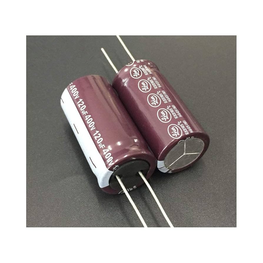 Amazon.co.jp: 2 個 120uF 400V LELON RXB シリーズ 18x36mm